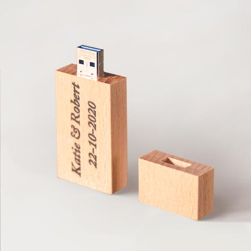 Personalized Wooden USB Drive