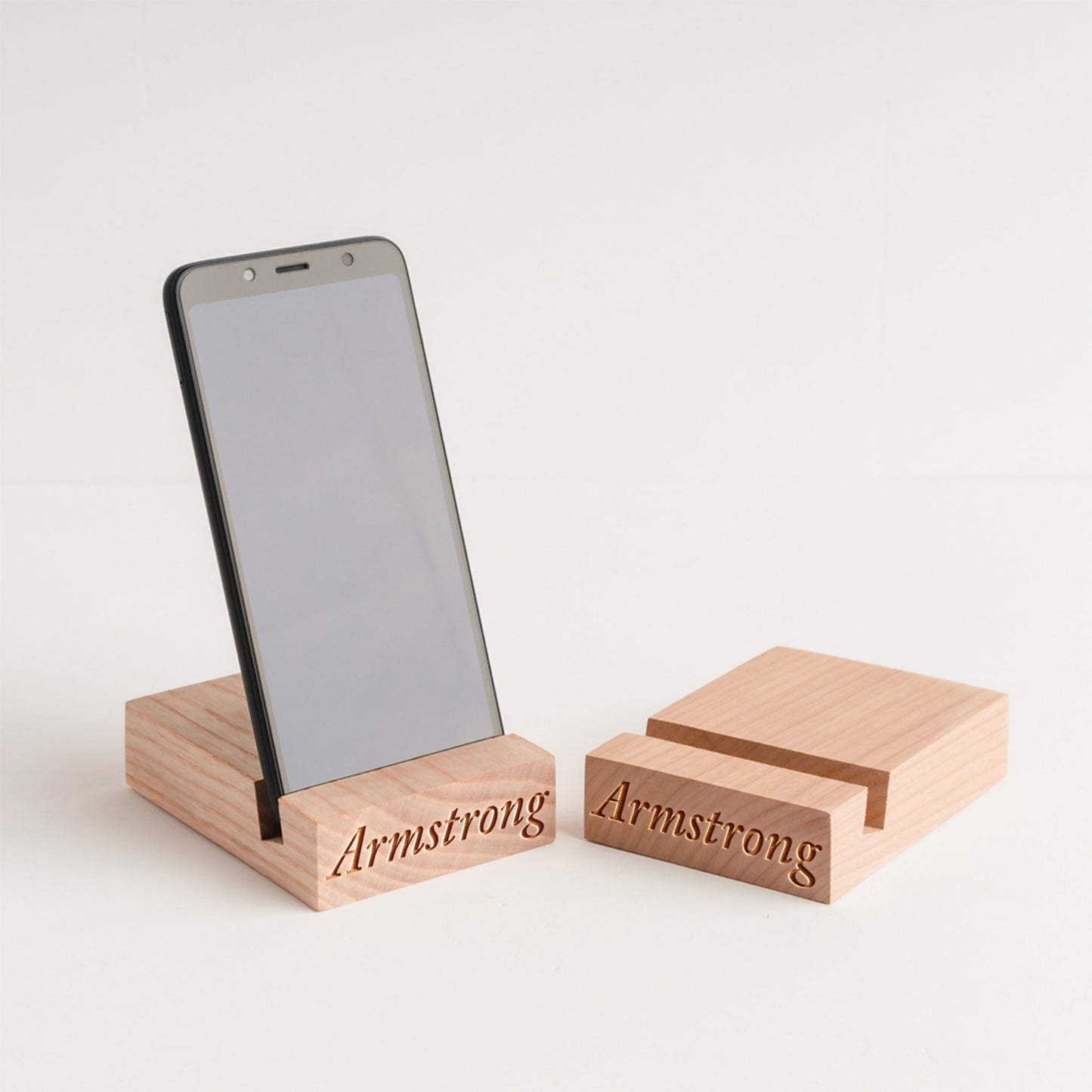 Nightstand phone stand