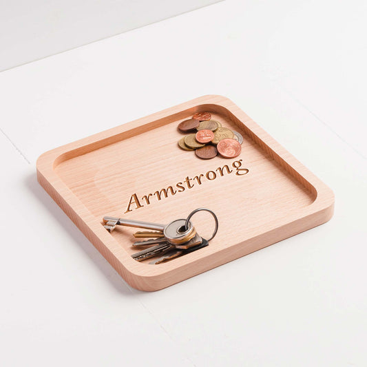 Personalized Wooden Valet Tray