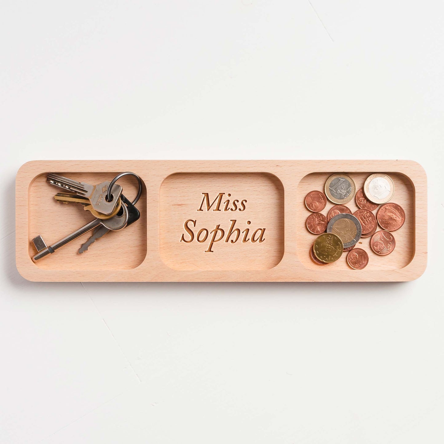 Wooden catchall tray