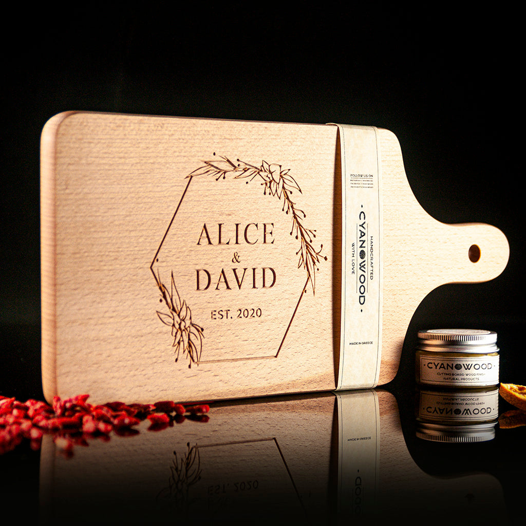 Handmade Beech Wood Charcuterie Board