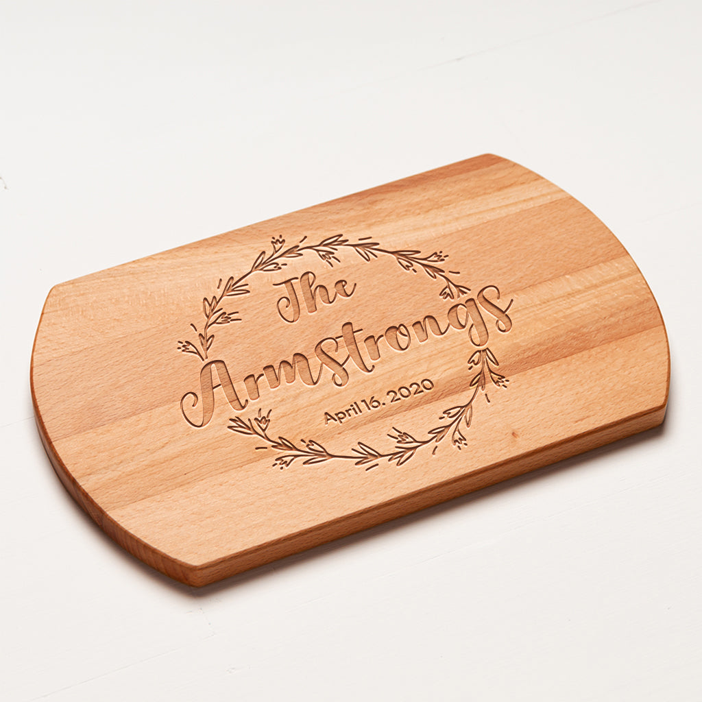 Personalized Beech Wood Cutting Board