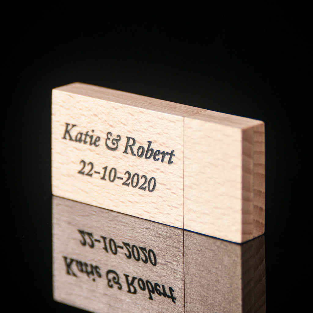 Engraved Wooden USB Stick