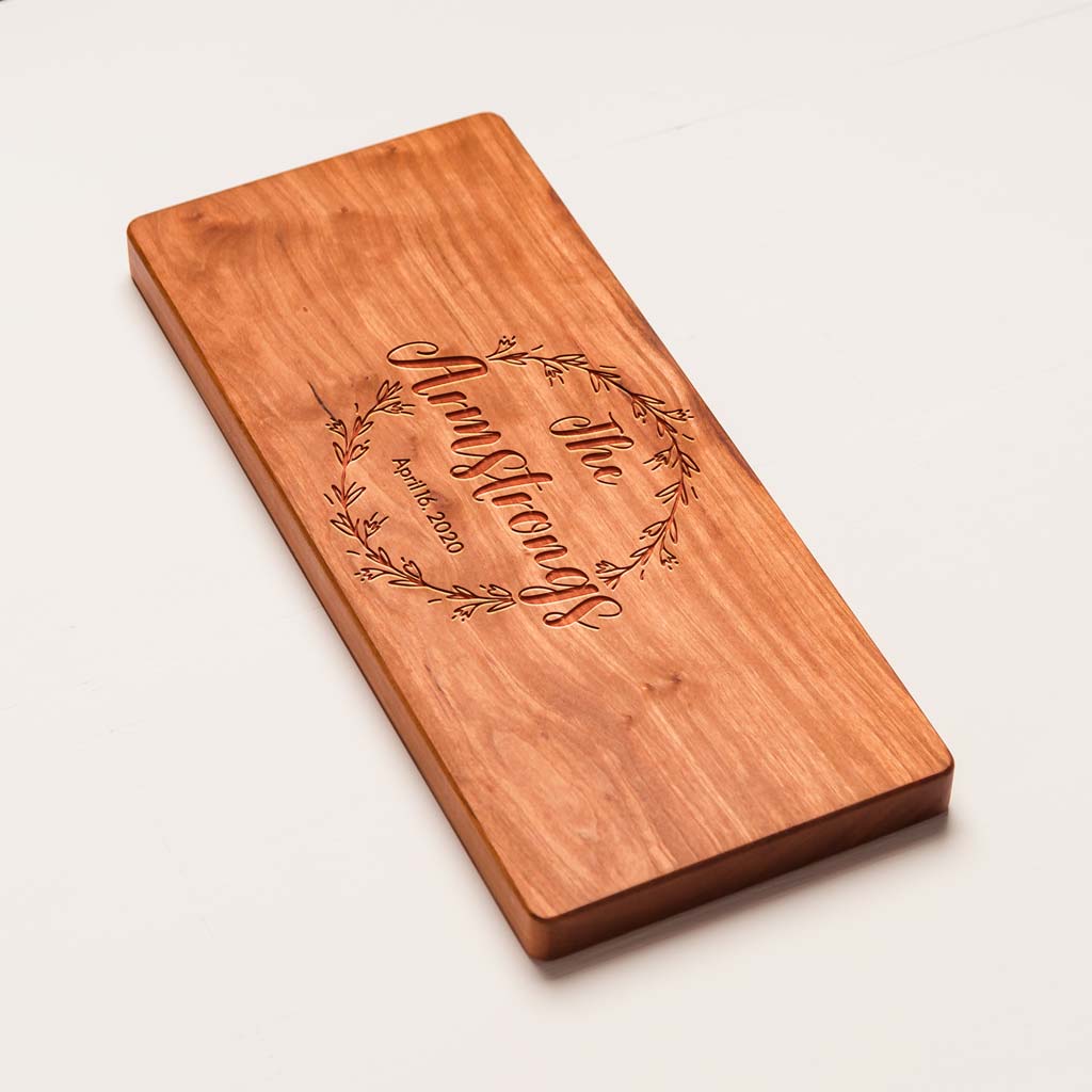 Personalized Cherry Charcuterie Board