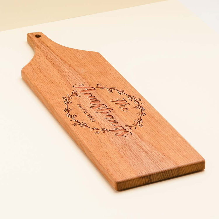 Personalized Handmade Beech Charcuterie Boards