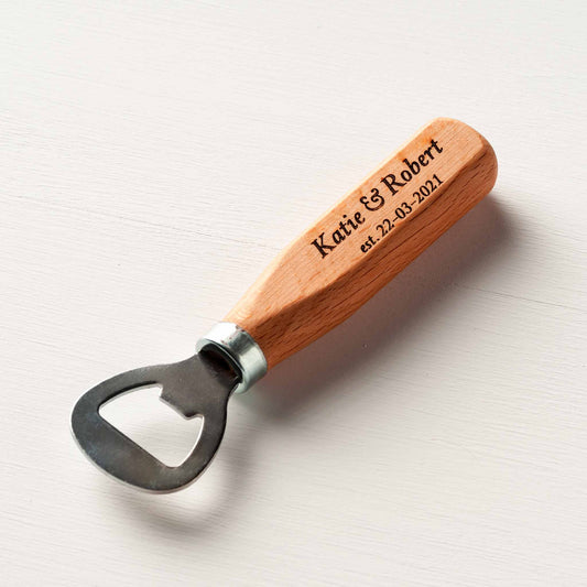 Personalized Wooden Bottle Opener
