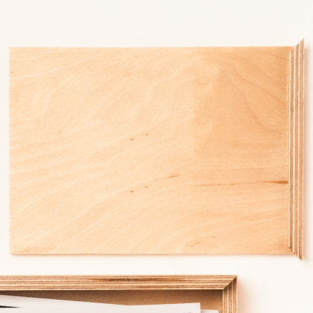 Scatola fotografica personalizzata con coperchio - Finitura naturale - Fat USB mockup