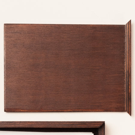 Personalized Photo Box with Lid - Walnut Finish - Fat USB mockup