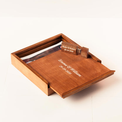 personalized USB and photo box