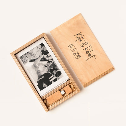 Photography box with Natural Finish USB