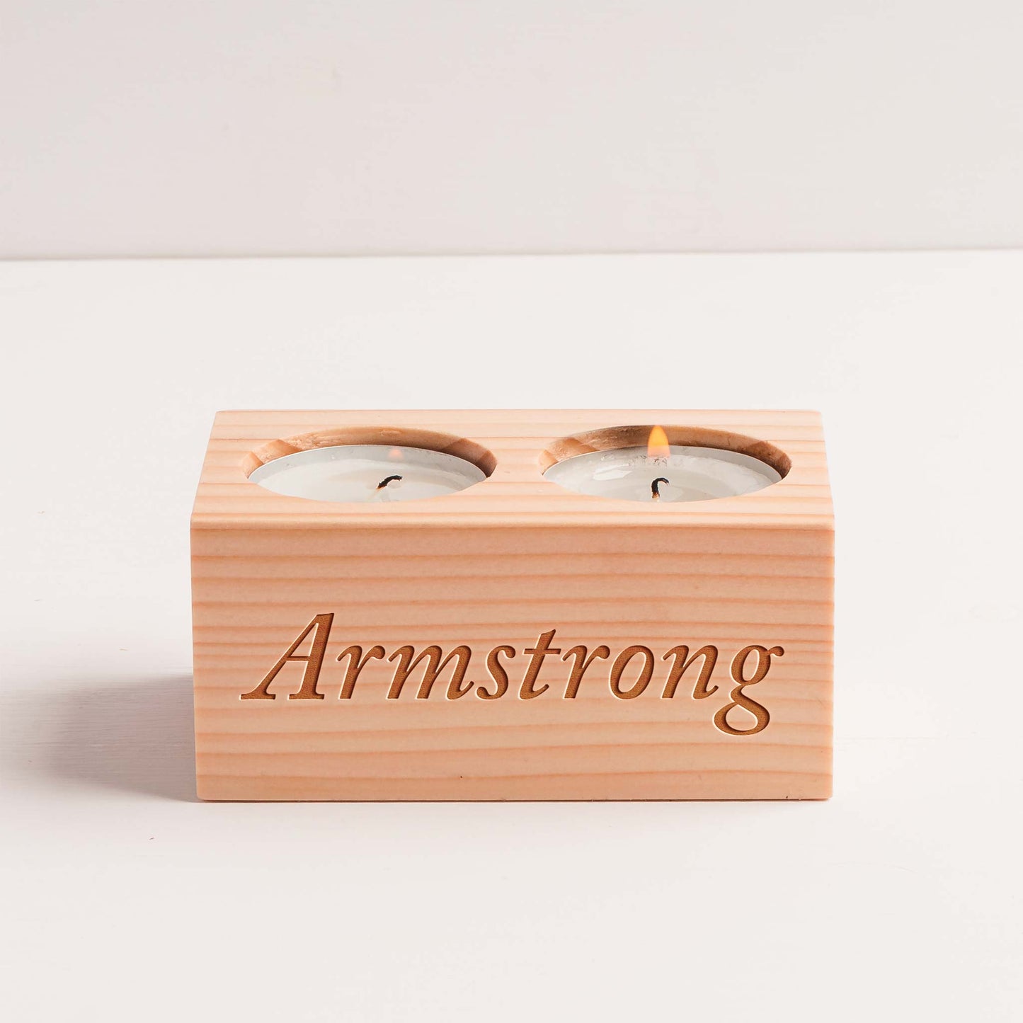 Wooden Tealight Candle Display