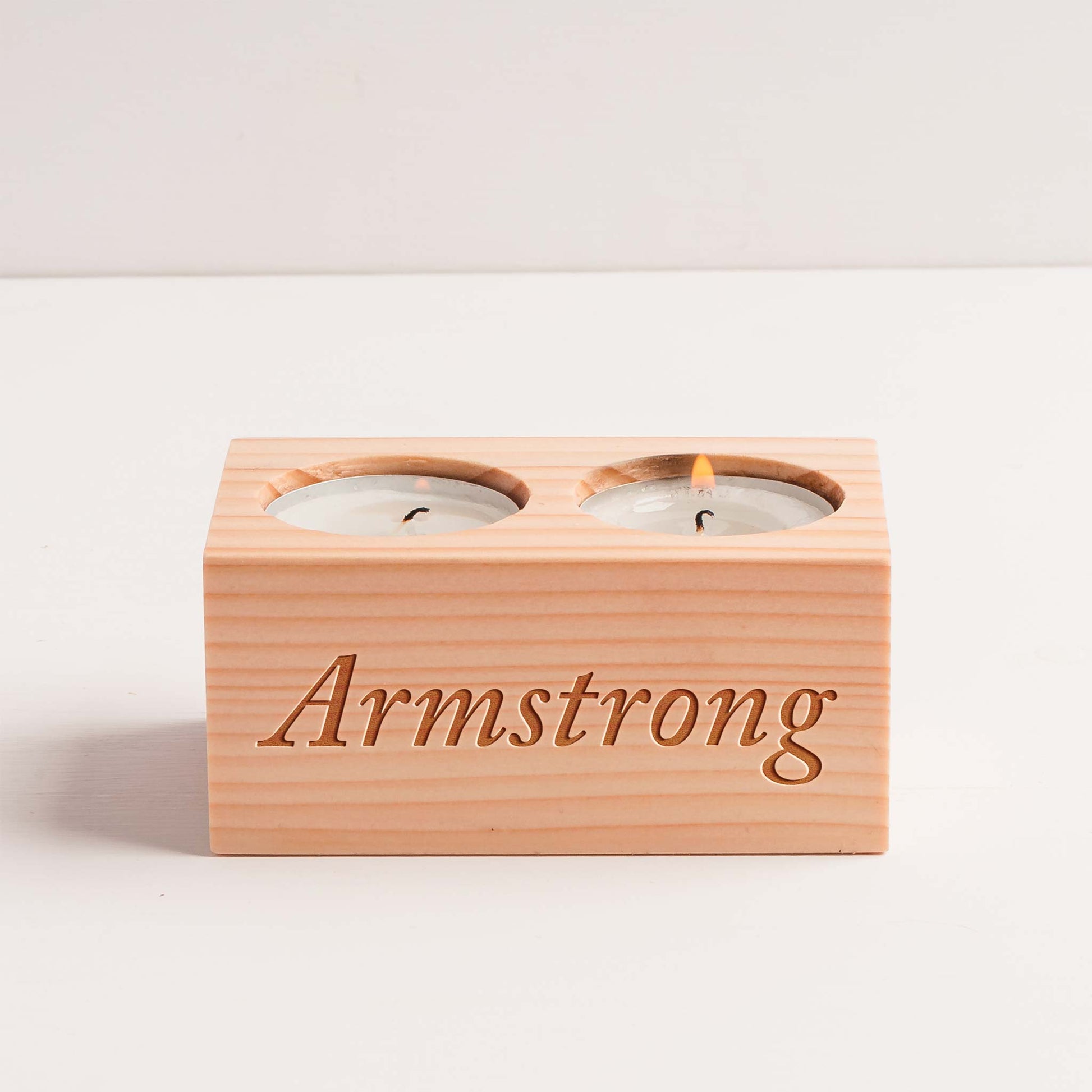 Wooden Tealight Candle Display