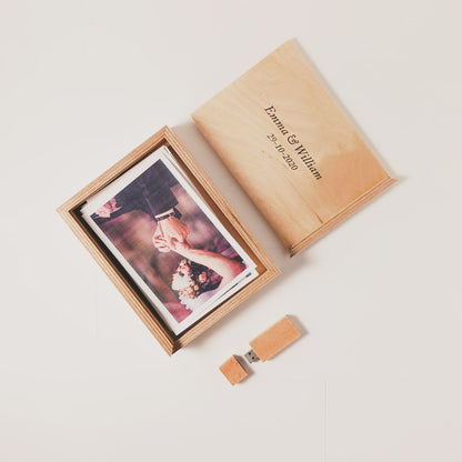 Video for Personalized Wooden Photo Box with USB