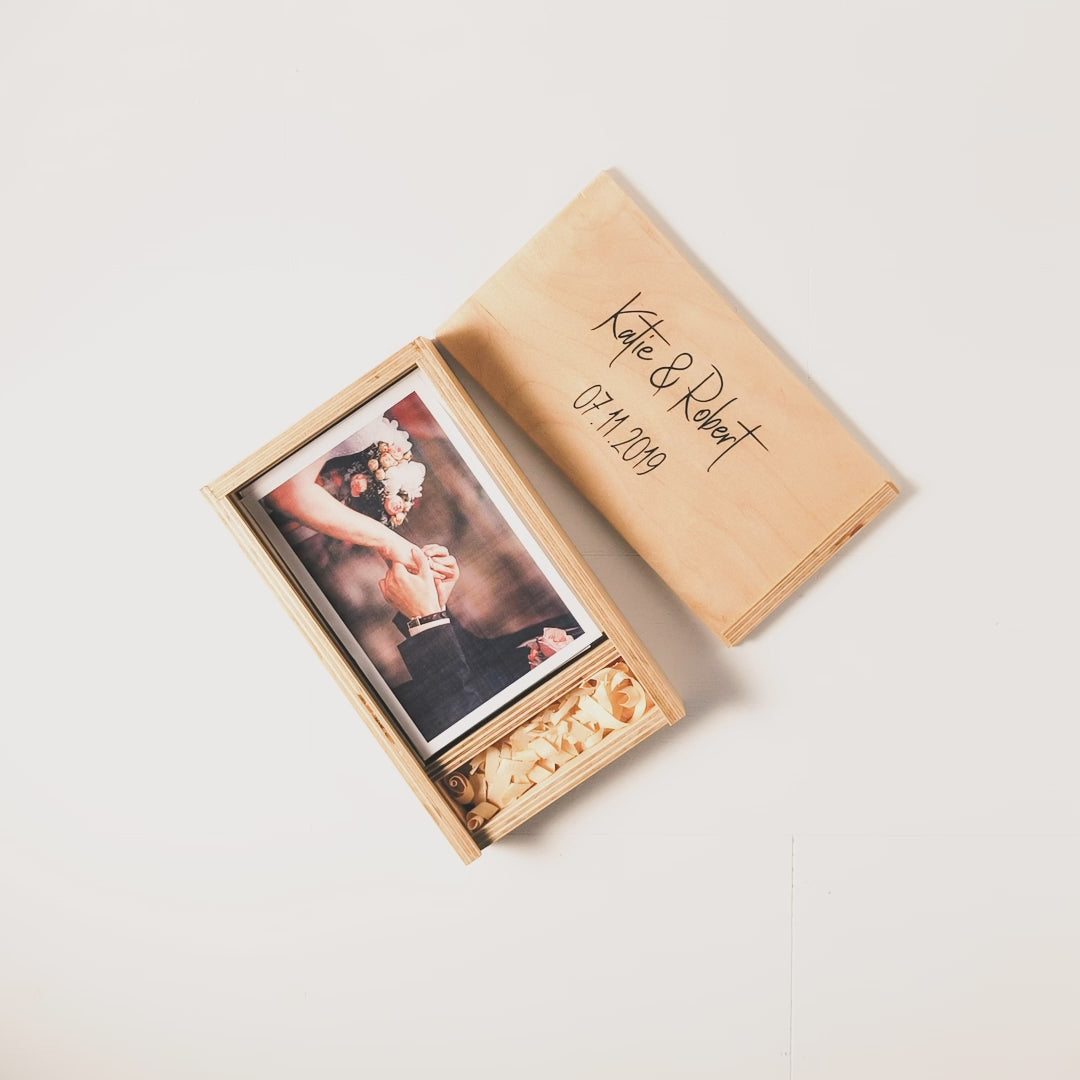 Video for Photography box with Natural Finish USB