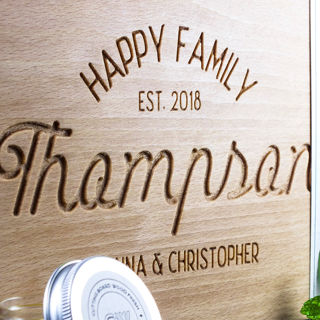 Personalized Cheese Board