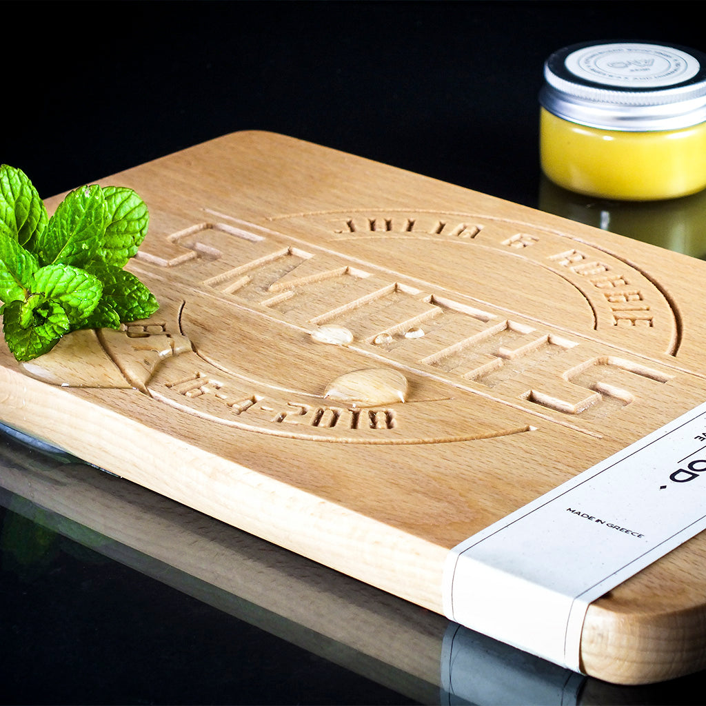 Large Wooden Charcuterie Tray with Handle