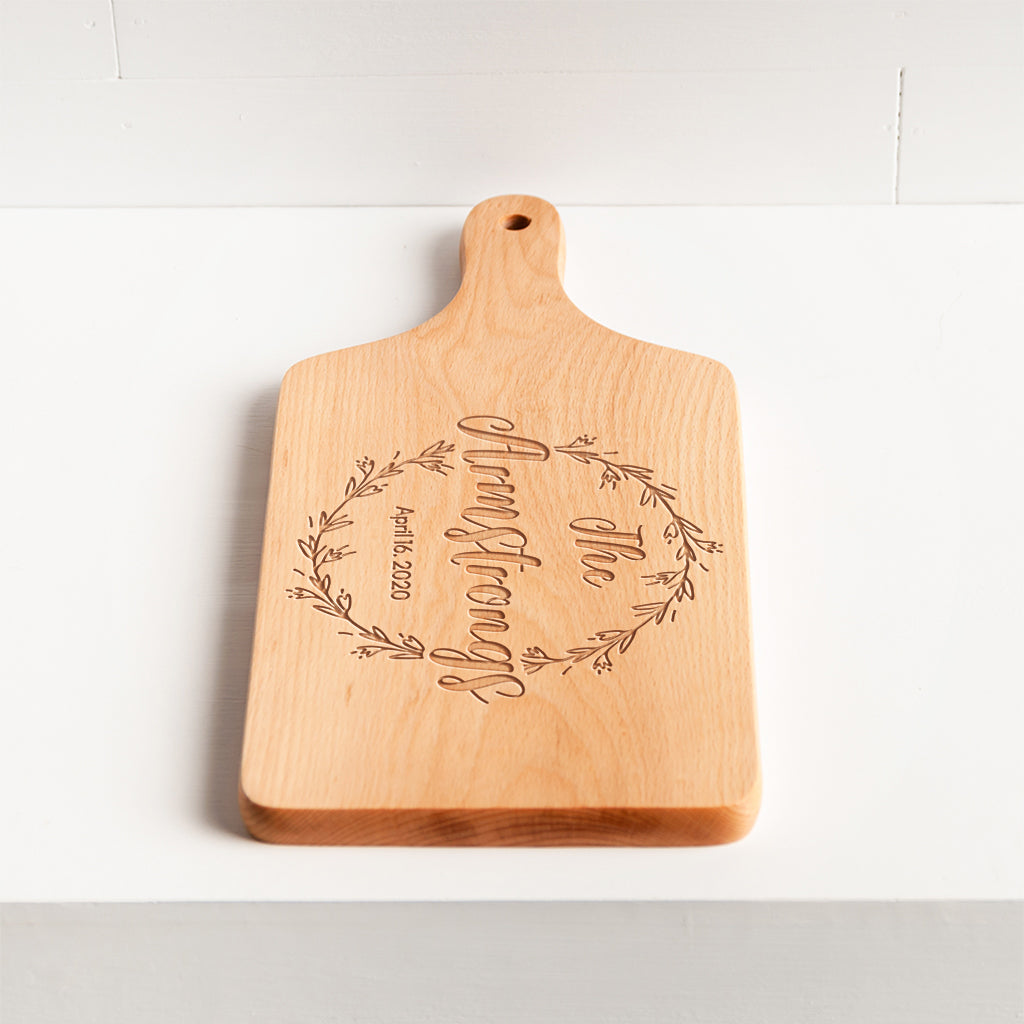 Engraved Cheese Board