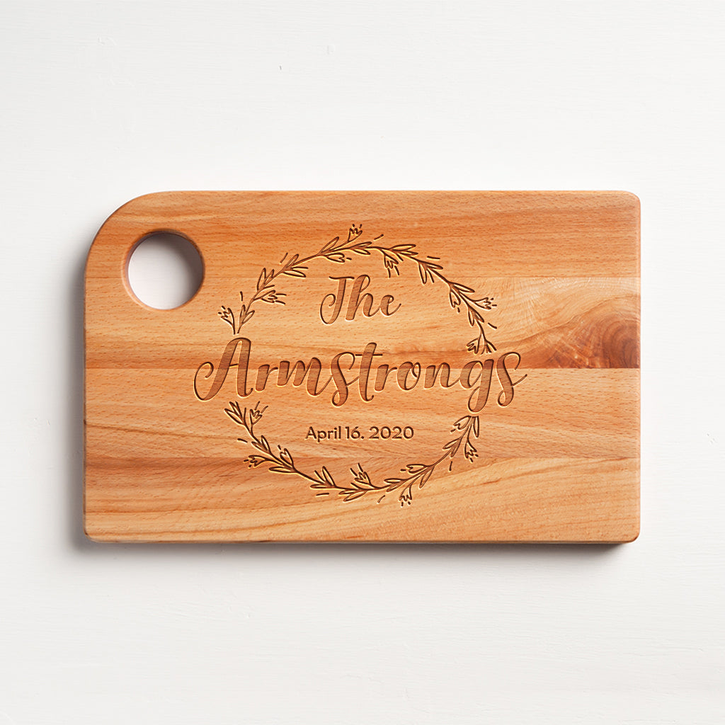 Handmade Cutting Board with hanging hole