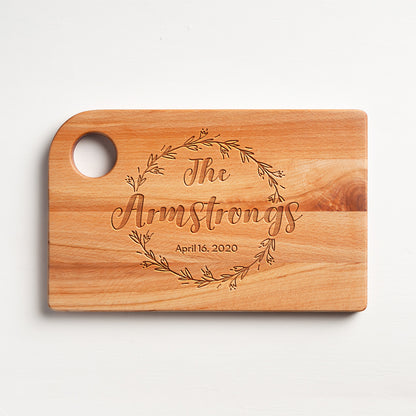 Handmade Cutting Board with hanging hole