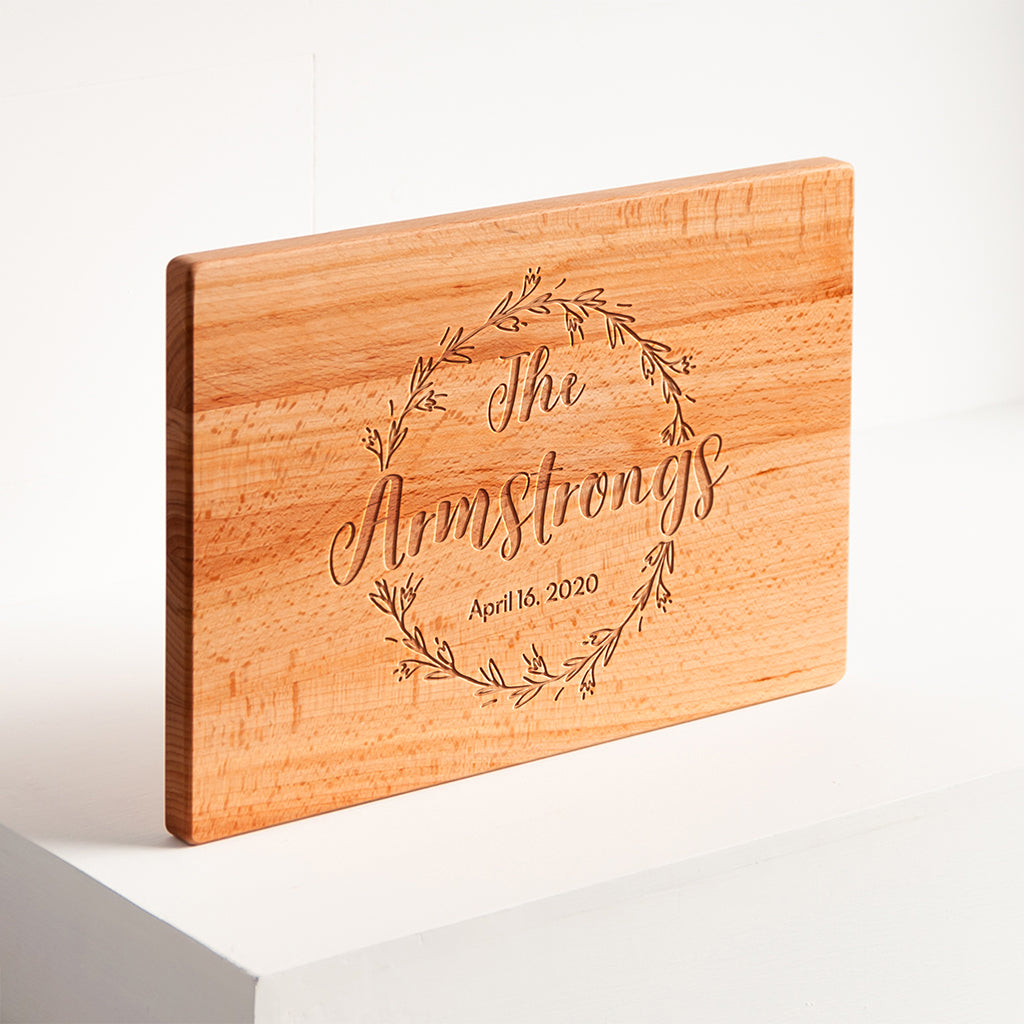 Small Family Name Cutting Board