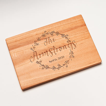 Personalized Beech Wood Cutting Board