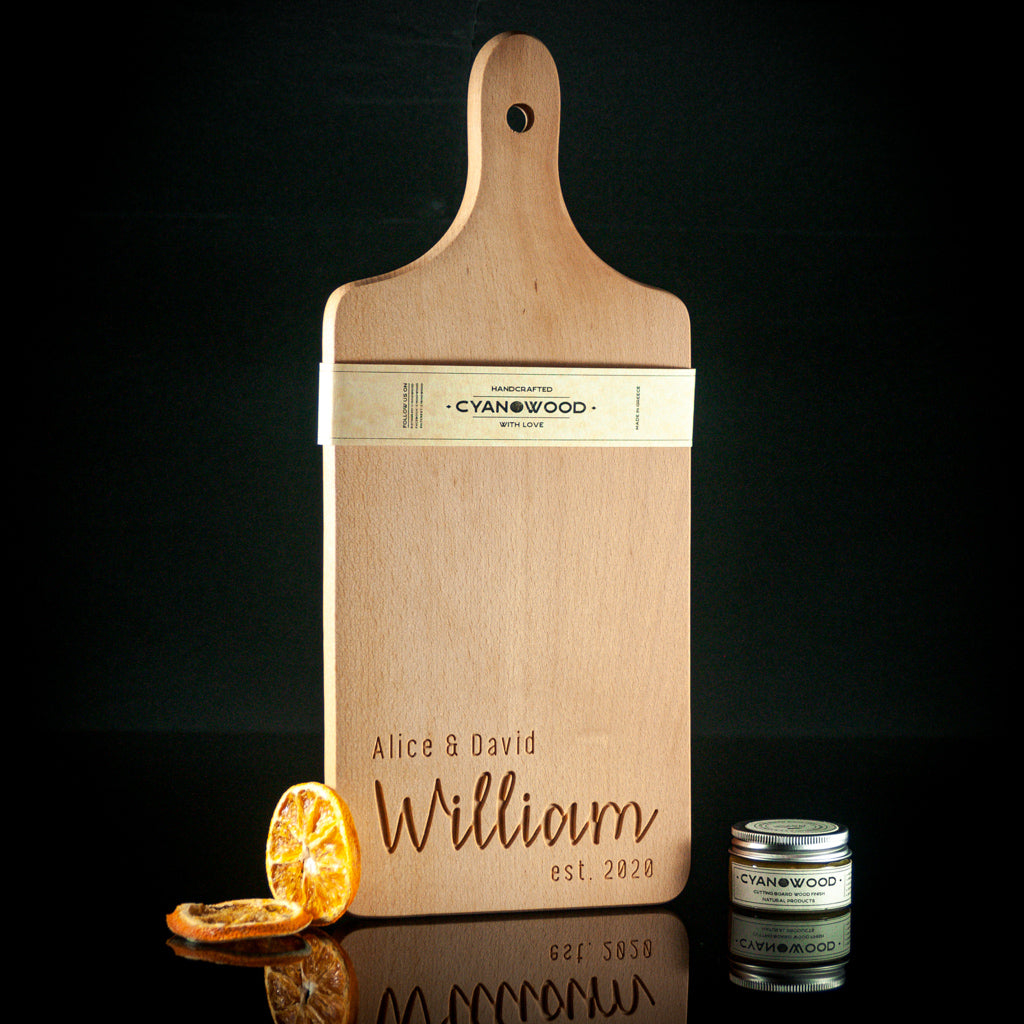 wooden serving board