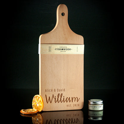 wooden serving board