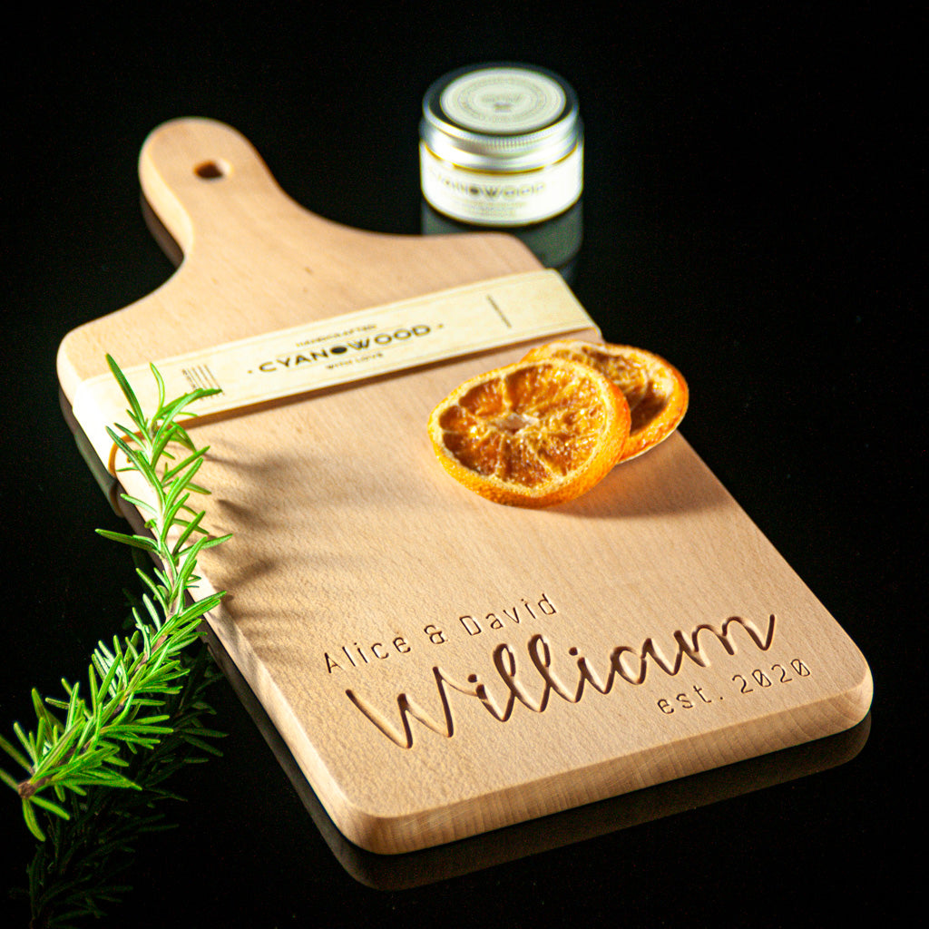 Wooden Serving Board with Handle