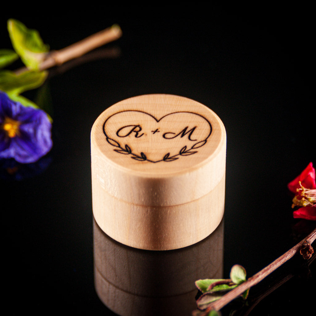 Heart Ring Box for Personalized Jewelry