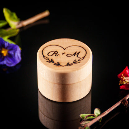 Heart Ring Box for Personalized Jewelry