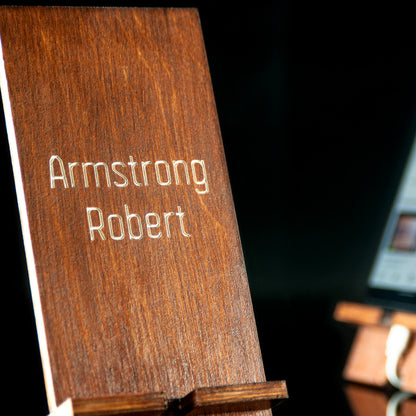 Handcrafted Wooden Phone Holder for Desk and Nightstand