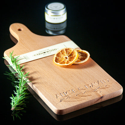 handmade beech wood cheese board