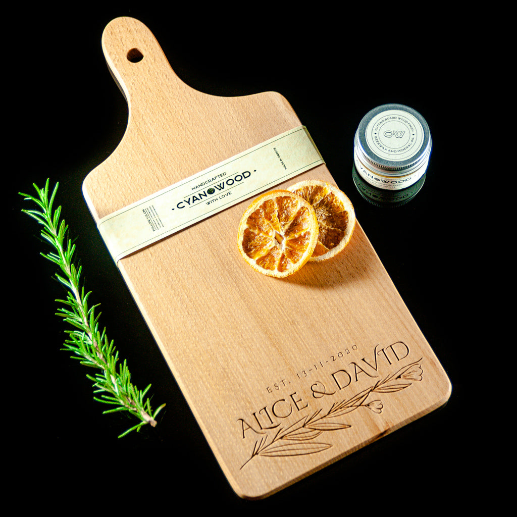 custom charcuterie platter with handle