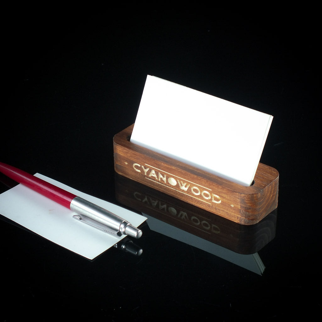 Personalized Business Card Stand