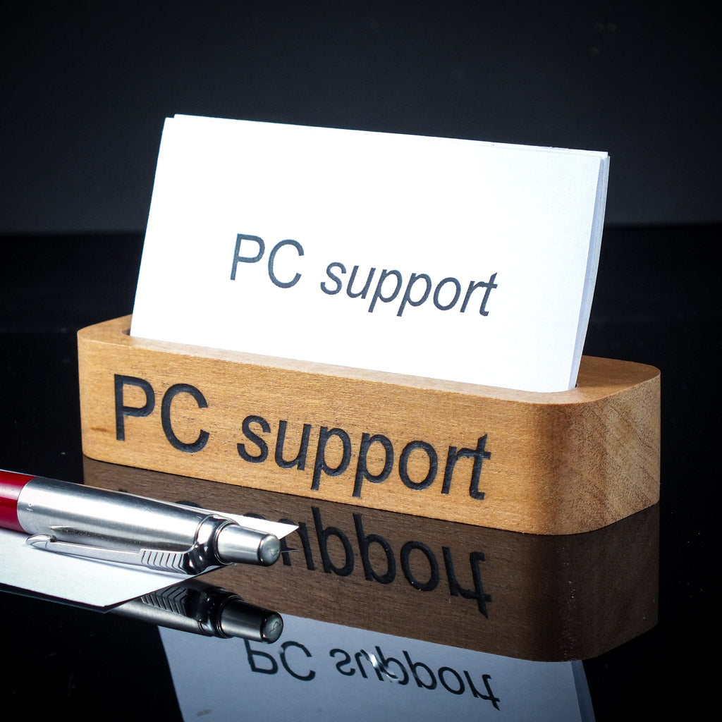 business card display stand