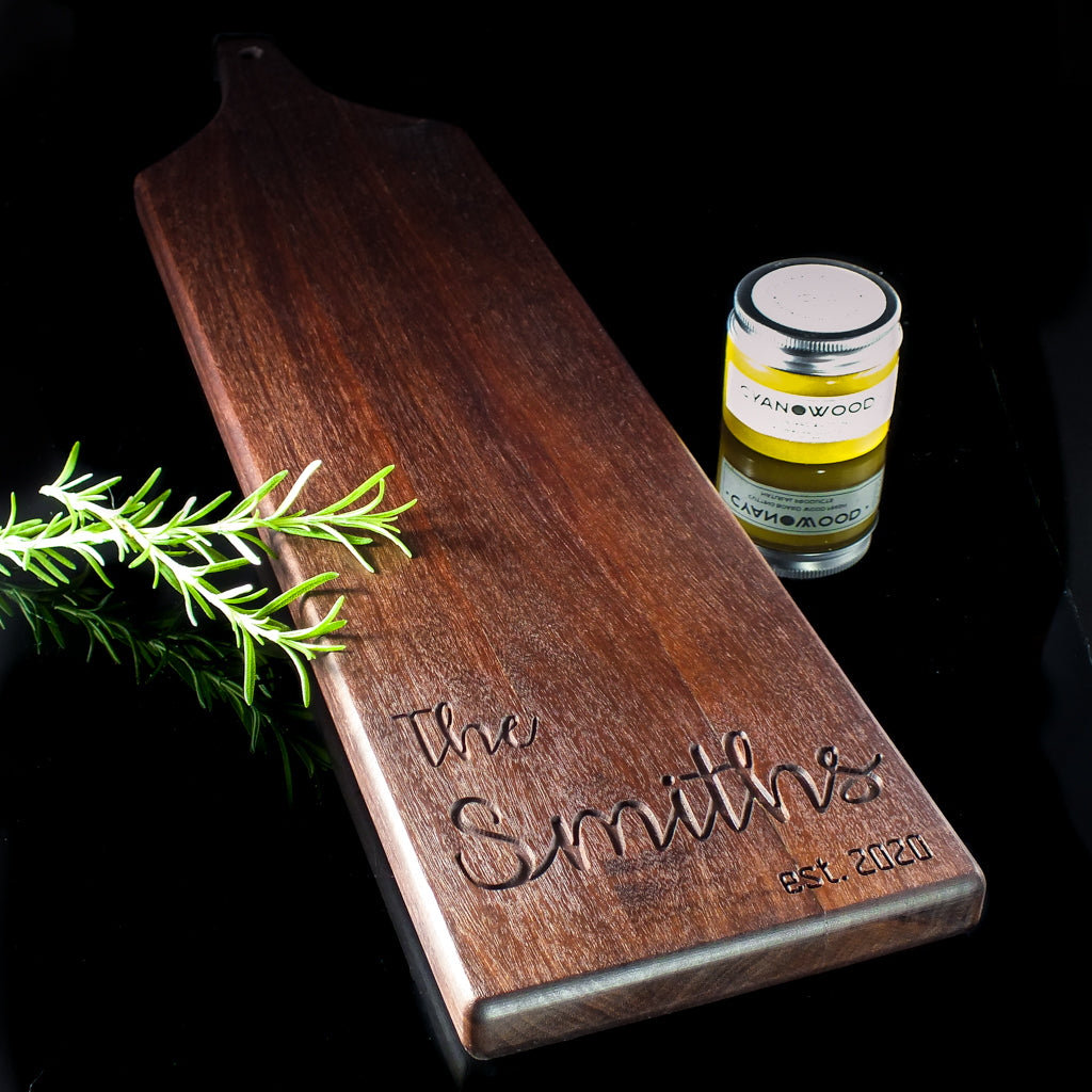 Personalized Walnut Wood Charcuterie Board
