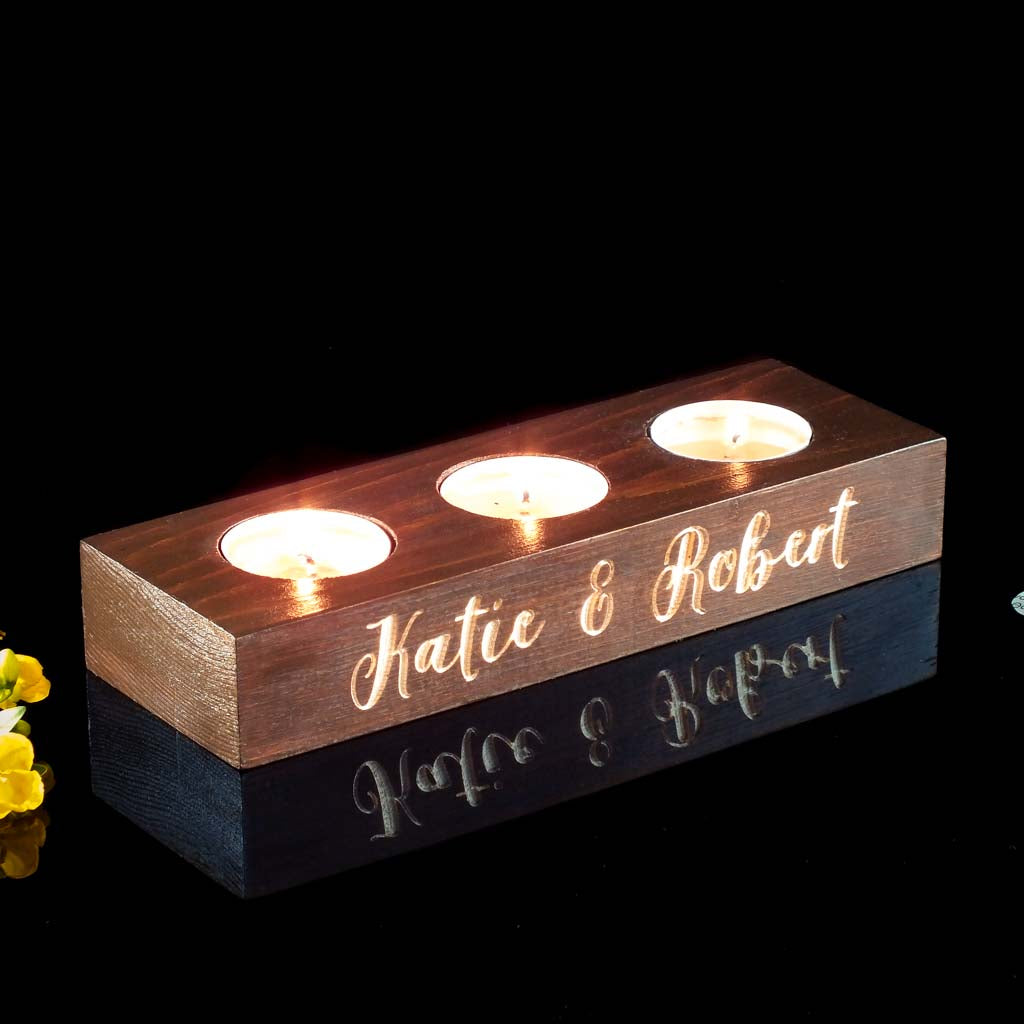 Triple Tea Light Holder