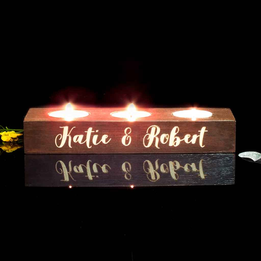 Personalized Tea Light Holder