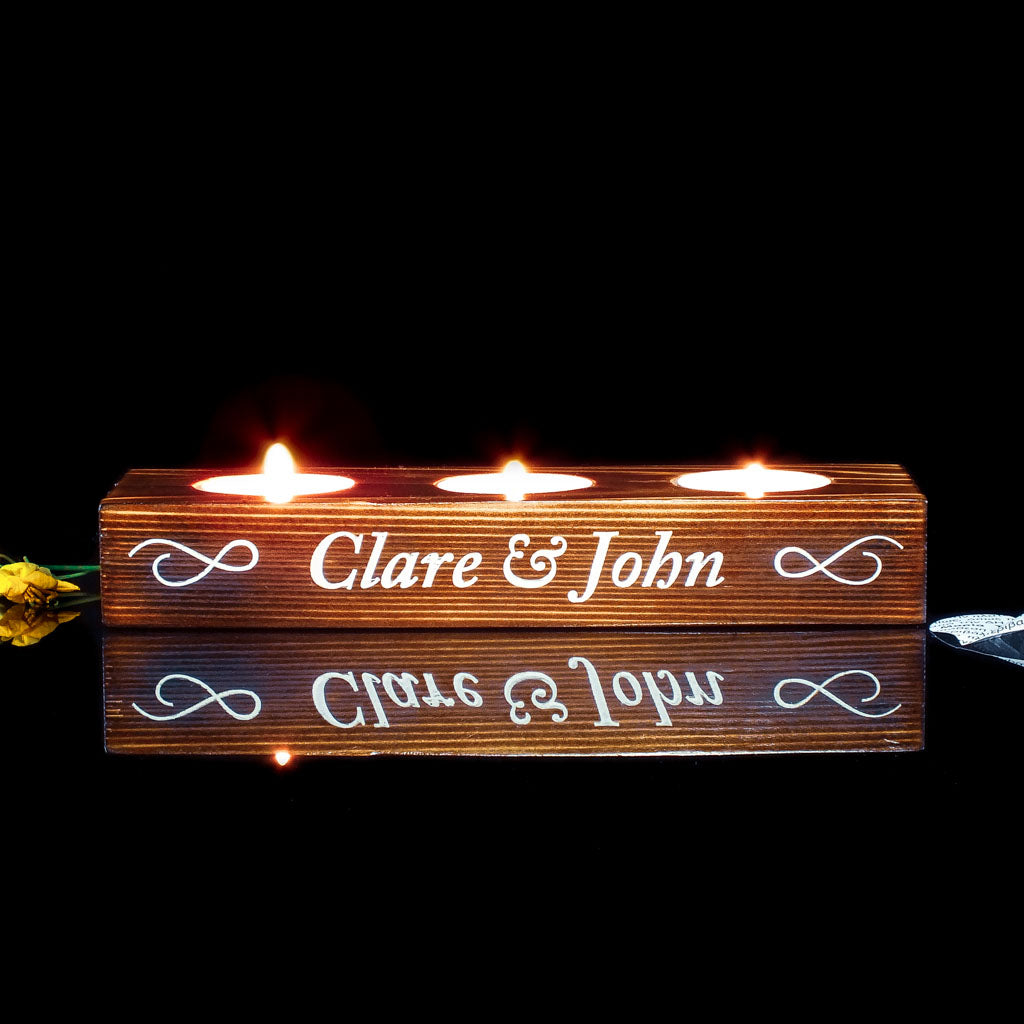 Handcrafted Triple Tea Light Holder