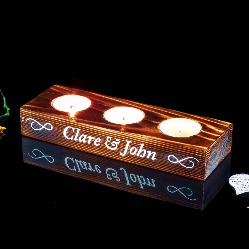 Personalized Tea Light Holders
