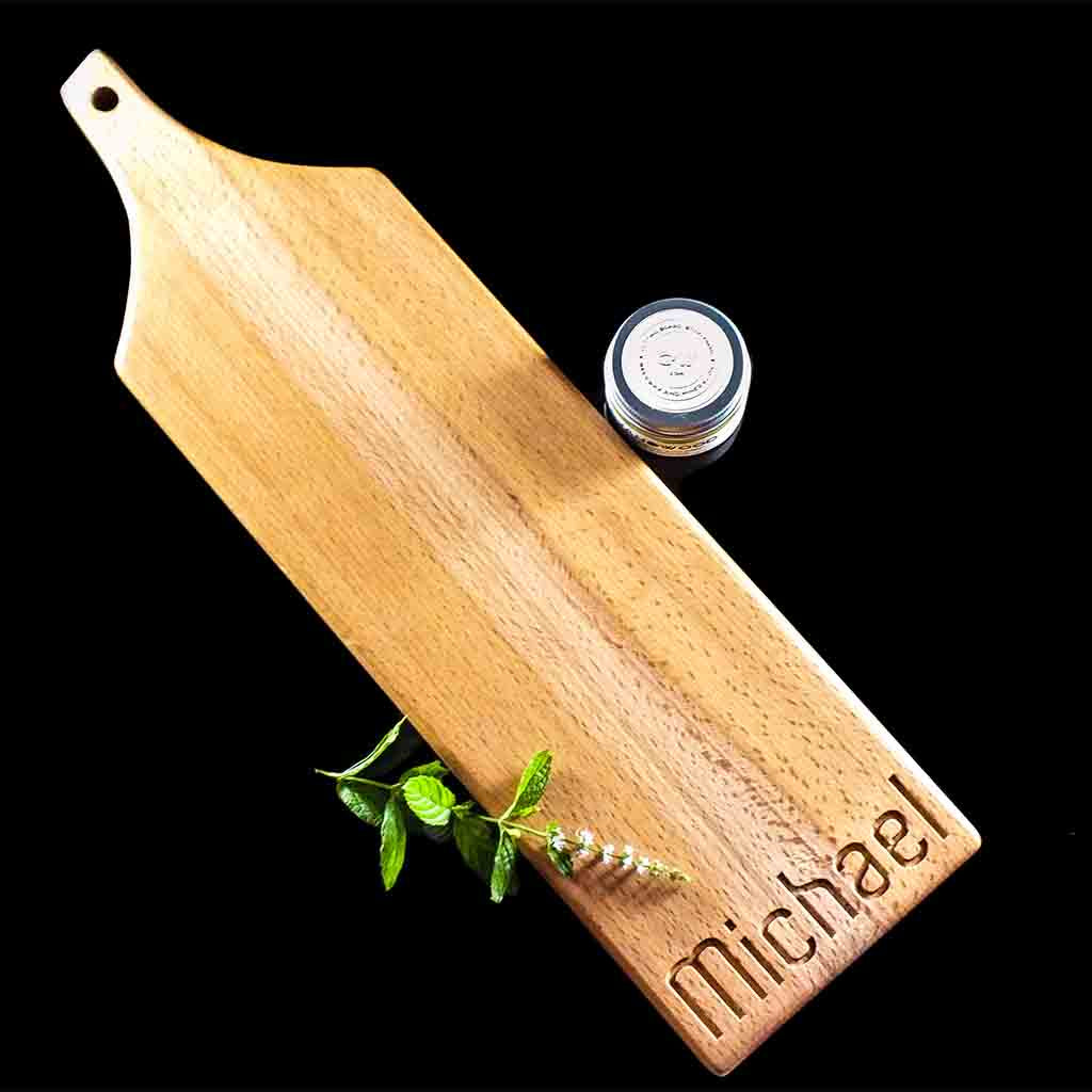 Wooden Cheese Platter with Engraving