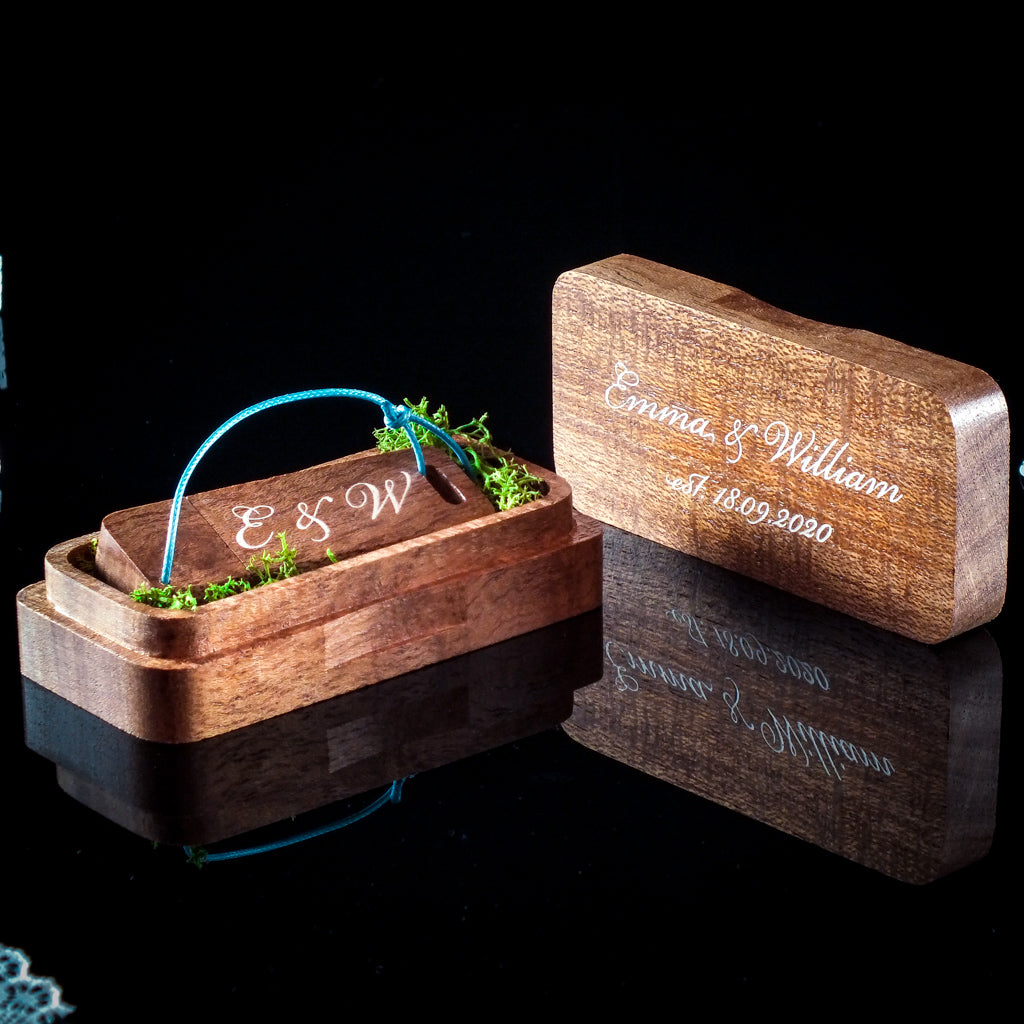 Wood USB Drive Box