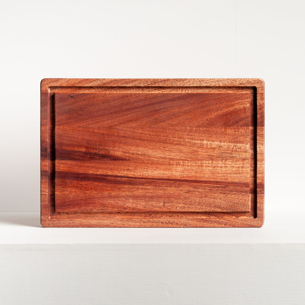 Customizable Butcher Block with Grooves